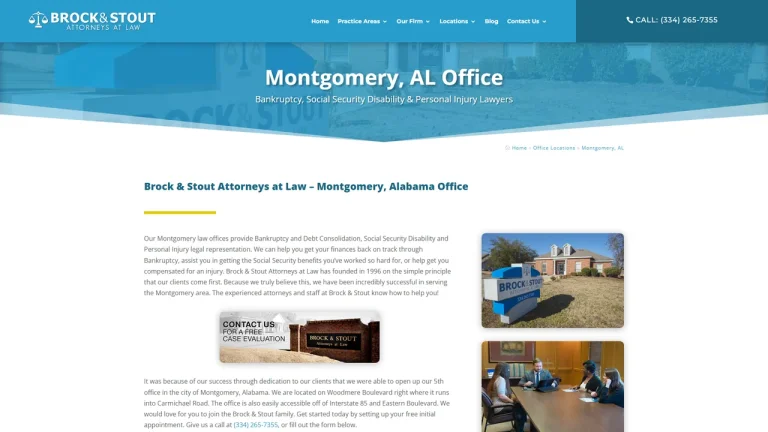 Brock and Stout Attorneys at Law - Montgomery, AL - Attorney in Montgomery