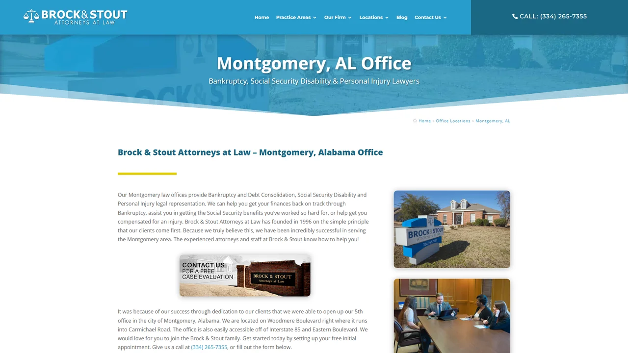Brock and Stout Attorneys at Law - Montgomery, AL office in Montgomery, Alabama