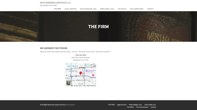 Keith Rodgers & Associates LLC - Montgomery, AL - Attorney in Montgomery