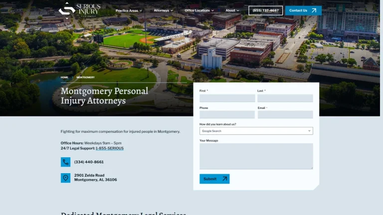 Serious Injury Law Group - Montgomery, AL - Attorney in Montgomery