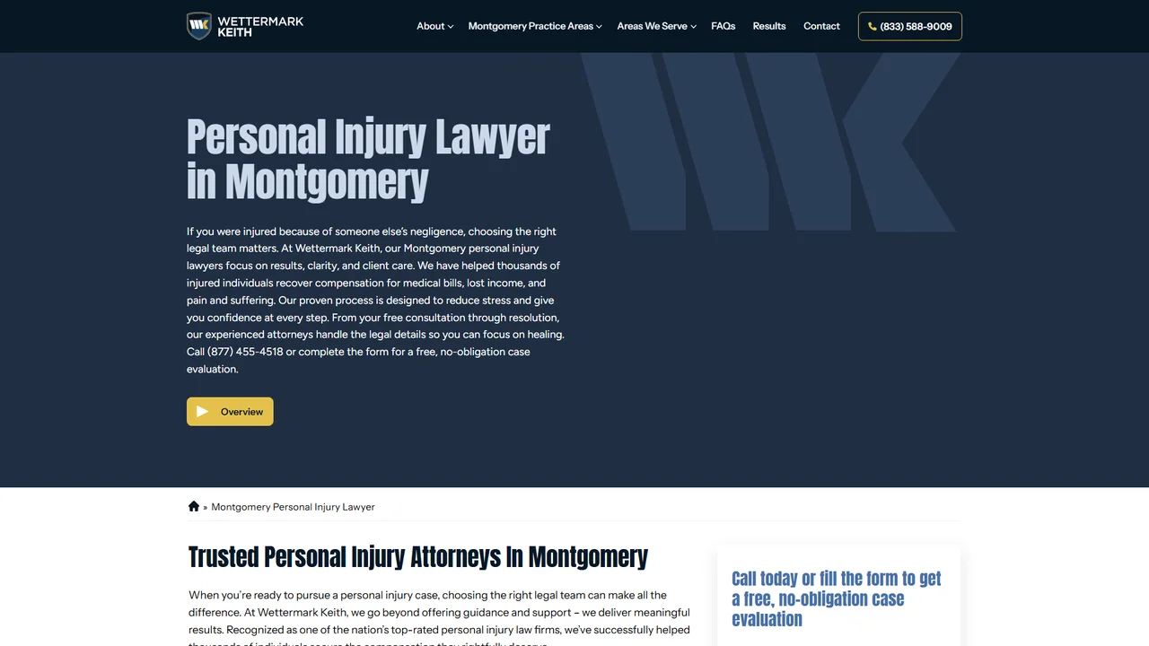 Wettermark Keith Personal Injury Lawyers - Montgomery, AL office in Montgomery, Alabama
