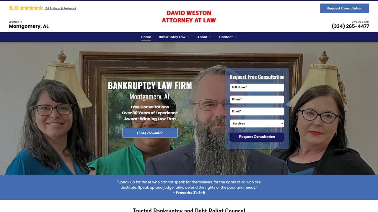 David Weston, Attorney at Law - Montgomery, AL office in Montgomery, Alabama
