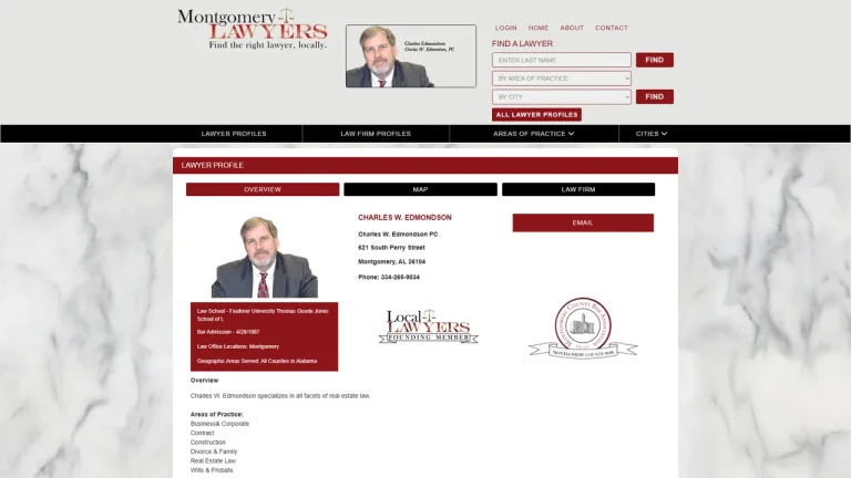 Charles W. Edmondson, P.C. - Montgomery, AL - Attorney in Montgomery