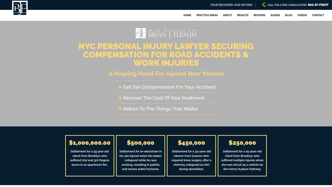 Law Offices of Brian J. Elbaum - NYC, New York office in New York City, New York