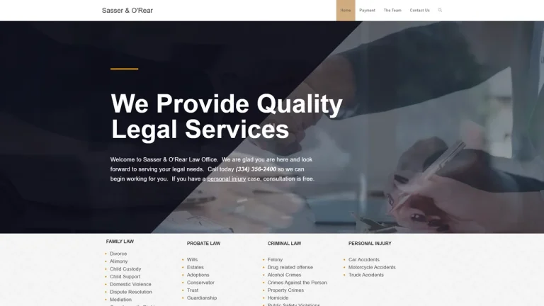 Sasser and O'Rear - Montgomery, AL - Attorney in Montgomery