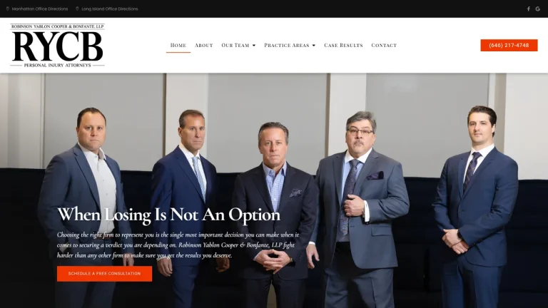 Robinson Yablon Cooper & Bonfante, LLP - NYC, New York - Attorney in New York City