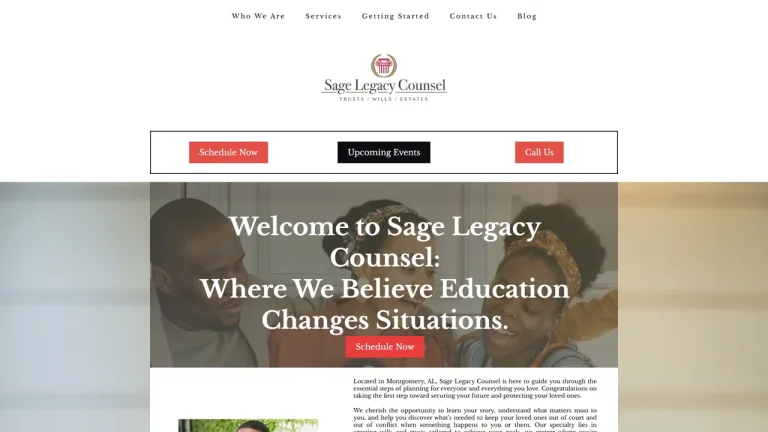 Sage Legacy Counsel - Montgomery, AL - Attorney in Montgomery