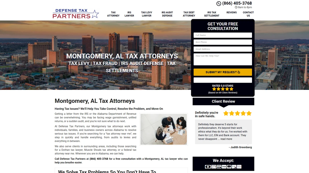 Defense Tax Partners - Montgomery, AL office in Montgomery, Alabama