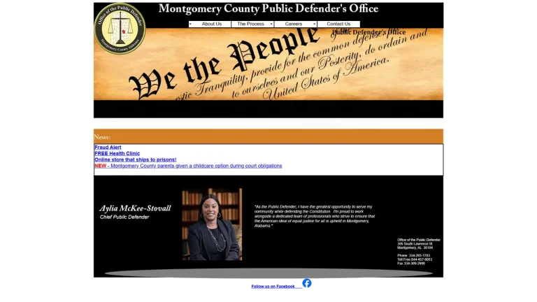 Montgomery County Public Defender's Office - Montgomery, AL - Attorney in Montgomery