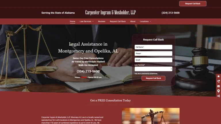 Carpenter Ingram and Mosholder, LLP - Montgomery, AL - Attorney in Montgomery