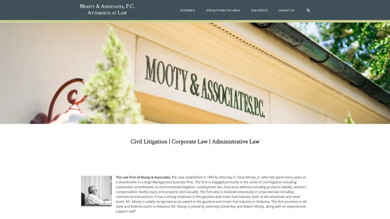 Mooty and Associates, P.C. - Montgomery, AL - Attorney in Montgomery