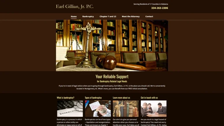 Earl Gillian, Jr. P.C. - Montgomery, AL - Attorney in Montgomery