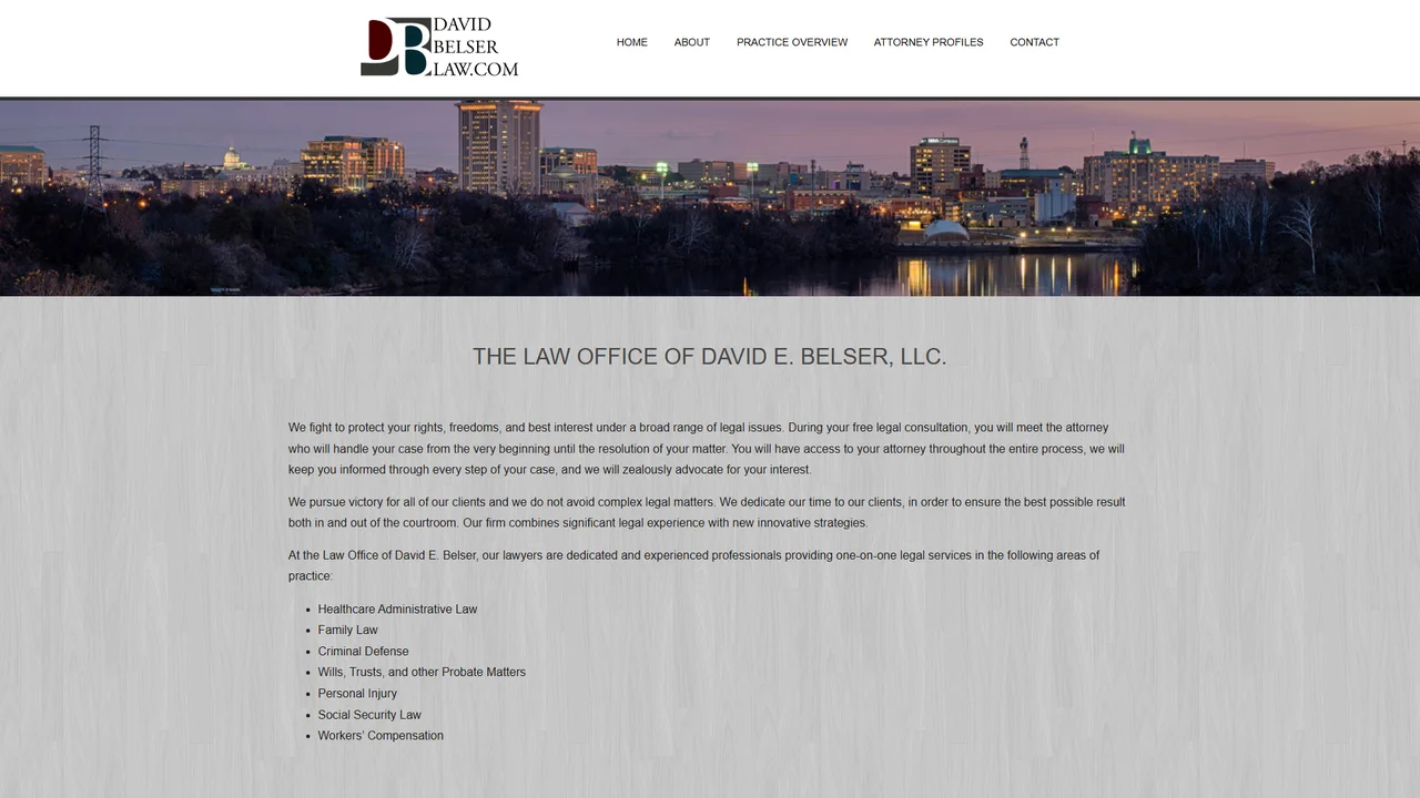Law Office of David E. Belser, LLC - Montgomery, AL office in Montgomery, Alabama