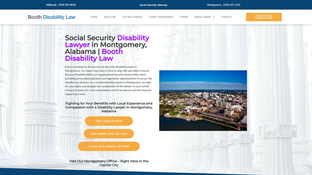 Booth Disability Law - Montgomery, AL office in Montgomery, Alabama