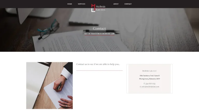 McBride Law, LLC - Montgomery, AL - Attorney in Montgomery
