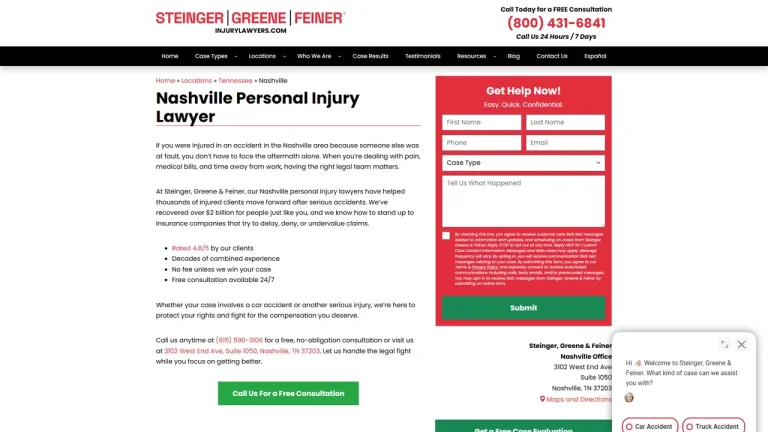 Steinger, Greene & Feiner - Nashville, TN - Attorney in Nashville