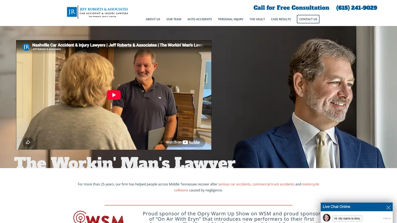 Jeff Roberts & Associates: Car Accident & Injury Lawyers - Nashville Office - Nashville, TN office in Nashville, Tennessee