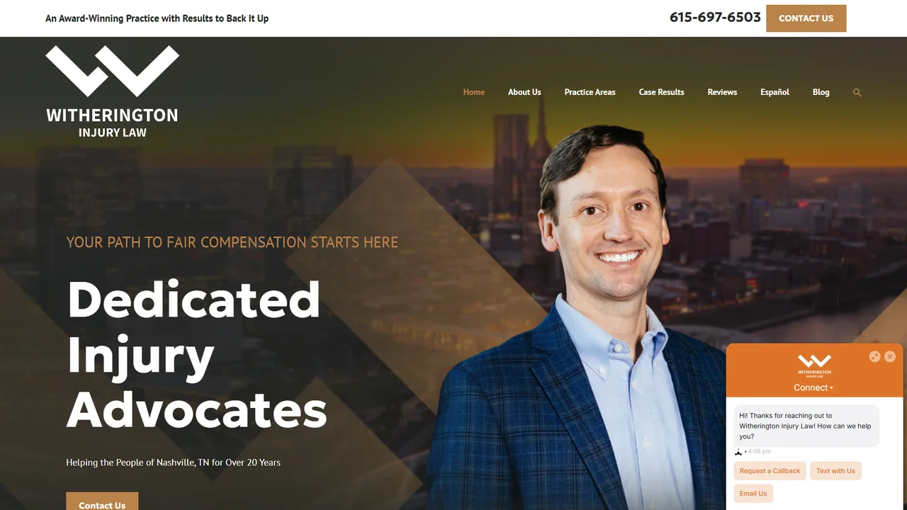 Witherington Injury Law - Nashville, TN office in Nashville, Tennessee