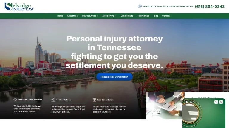 Selvidge Injury Law - Nashville, TN - Attorney in Nashville