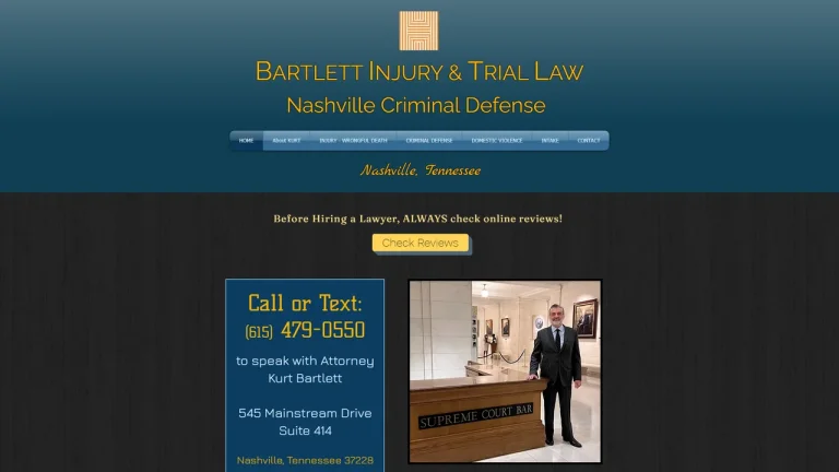 Bartlett Injury and Trial Law - Nashville, TN - Attorney in Nashville