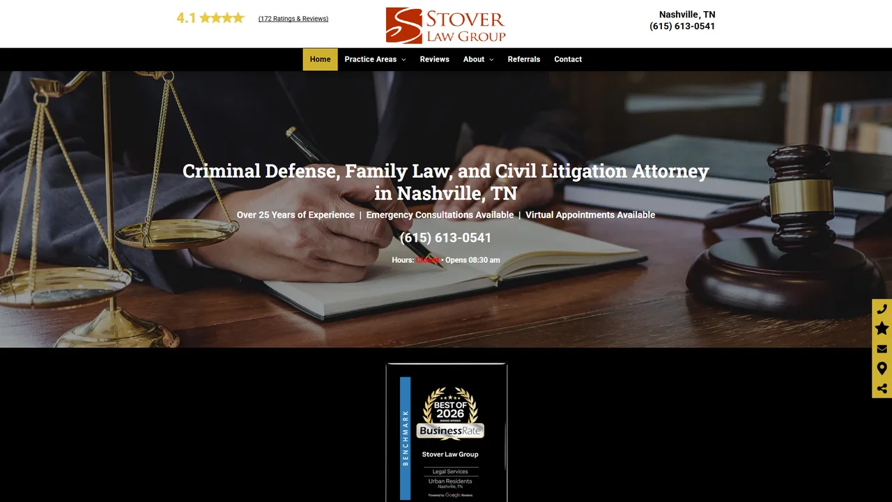 W. Stover Law, PLC - Nashville, TN office in Nashville, Tennessee