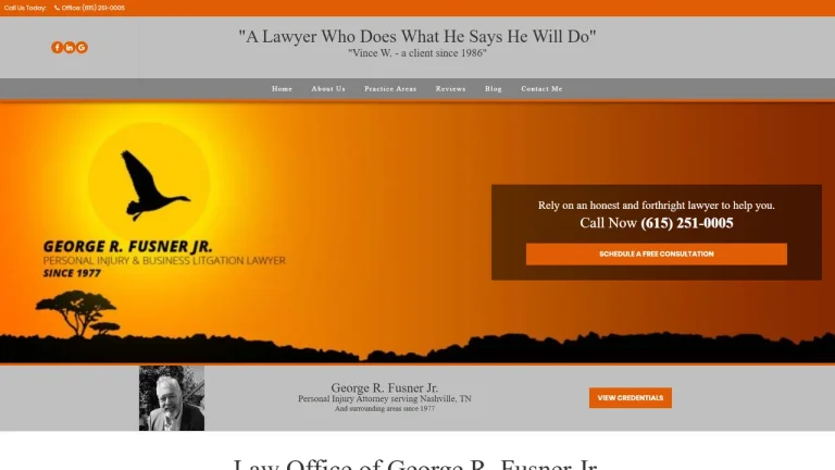 Law Office of George R. Fusner, Jr. - Nashville, TN - Attorney in Nashville