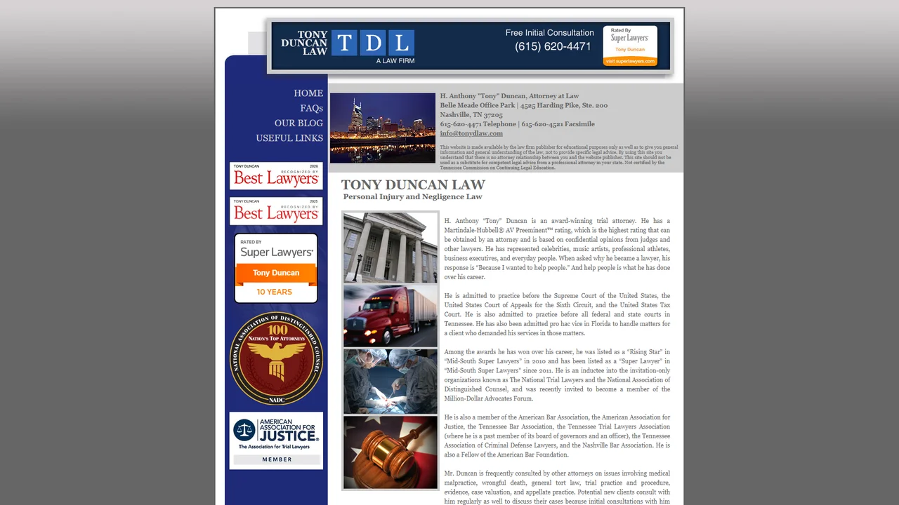 Tony Duncan Law - Nashville, TN office in Nashville, Tennessee