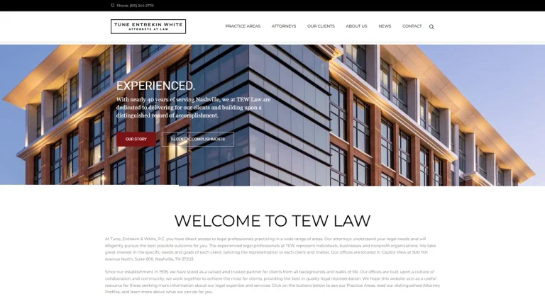 Tune, Entrekin & White, P.C. - Nashville, TN - Attorney in Nashville