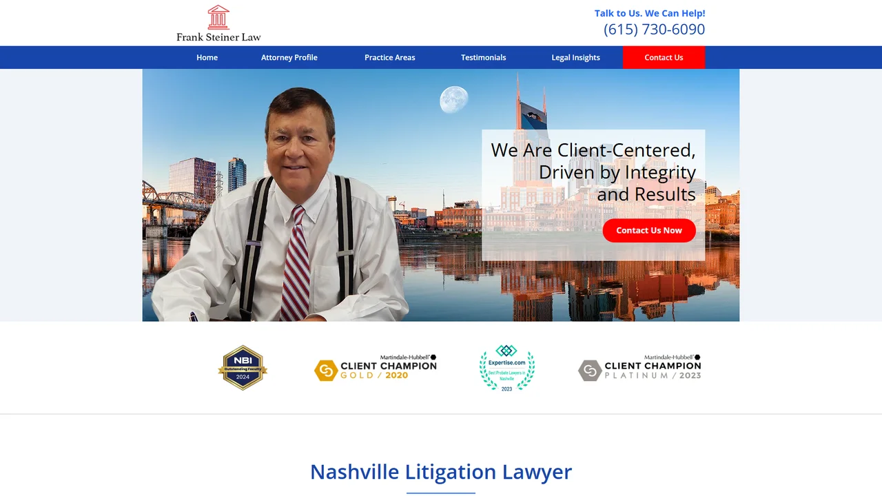 Frank Steiner Law, PC - Nashville, TN office in Nashville, Tennessee