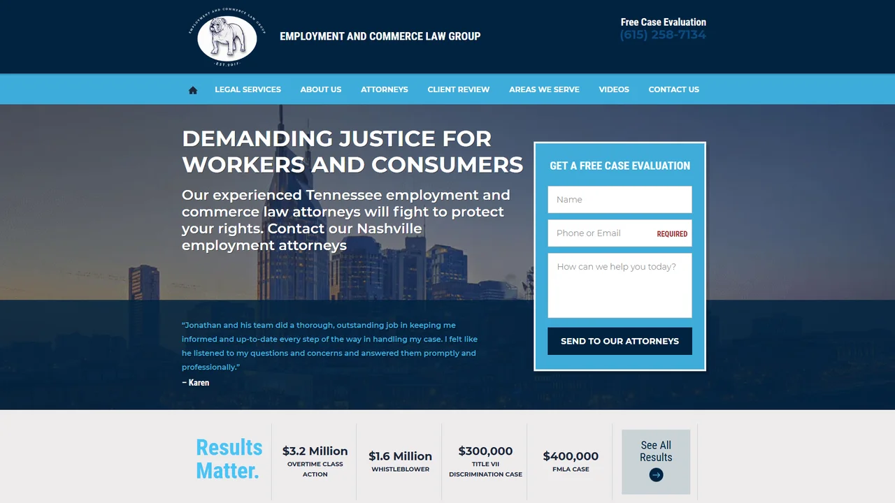 Employment and Commerce Law Group - Nashville, TN office in Nashville, Tennessee