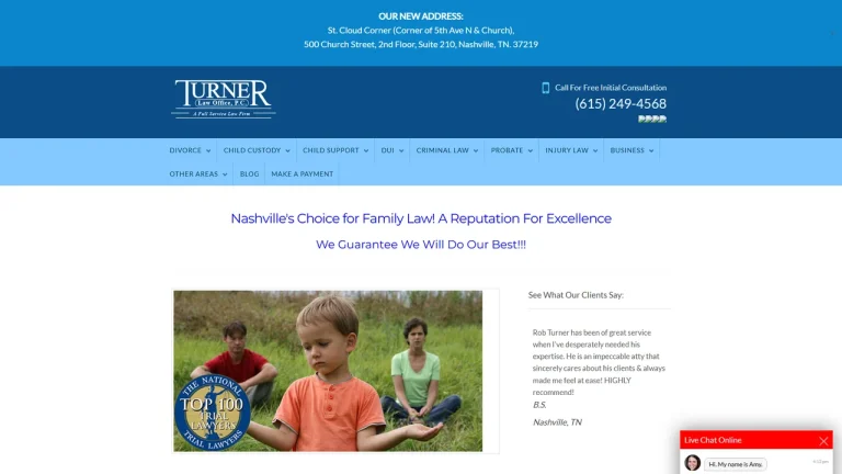 Turner Law Offices, P.C. - Nashville, TN - Attorney in Nashville