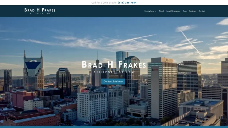 Brad H. Frakes, Attorney At Law - Nashville, TN - Attorney in Nashville