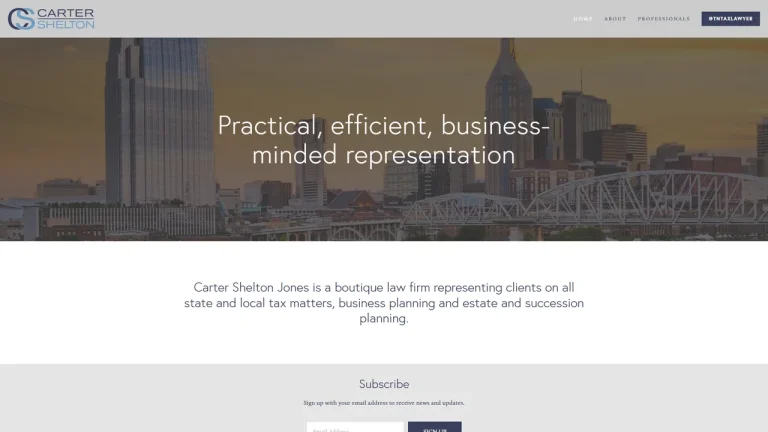 Carter Shelton Jones, PLC - Nashville, TN - Attorney in Nashville