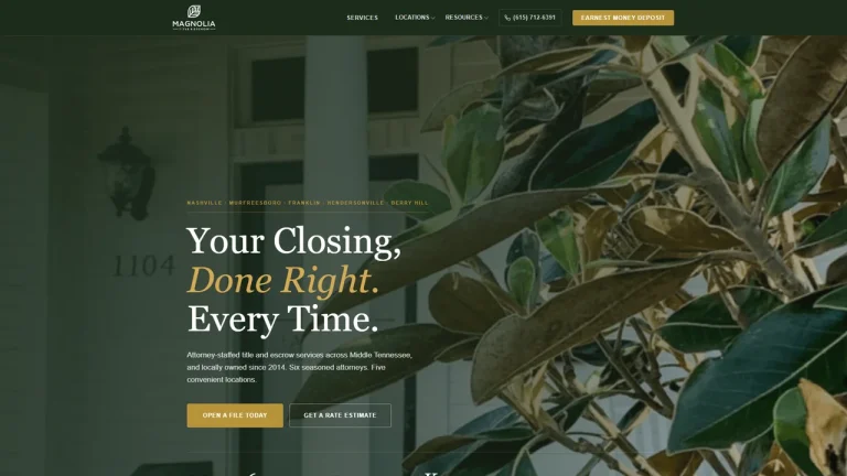 Magnolia Title and Escrow - Nashville, TN - Attorney in Nashville