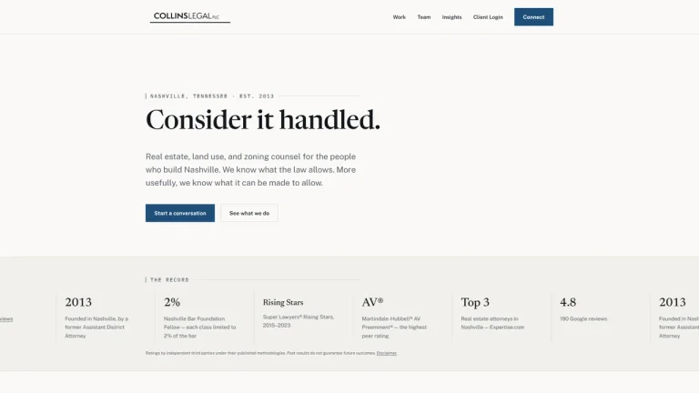 Collins Legal, PLC - Nashville, TN - Attorney in Nashville