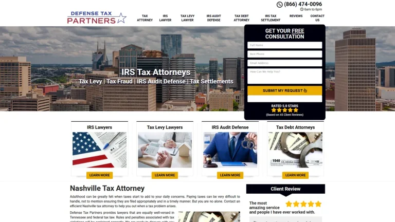 Defense Tax Partners - Nashville, TN - Attorney in Nashville