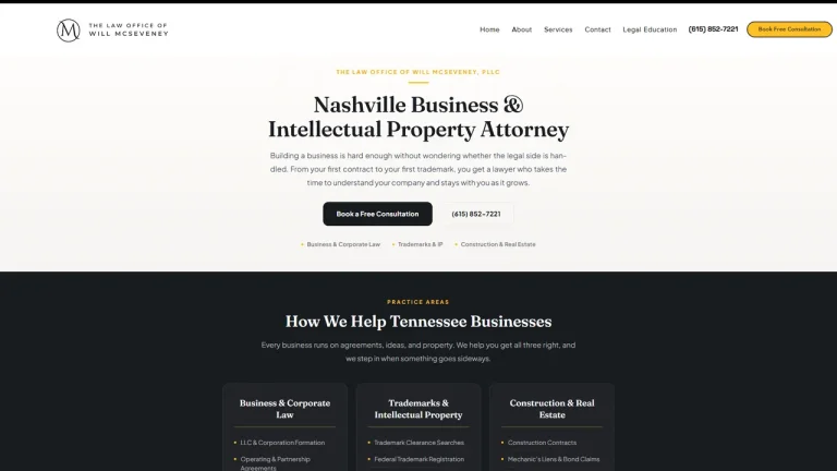 The Law Office of Will McSeveney - Nashville, TN - Attorney in Nashville