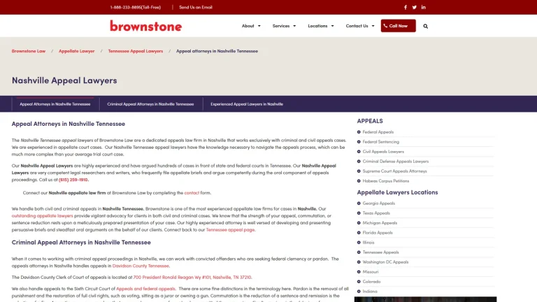 Brownstone Law - Nashville, TN - Attorney in Nashville