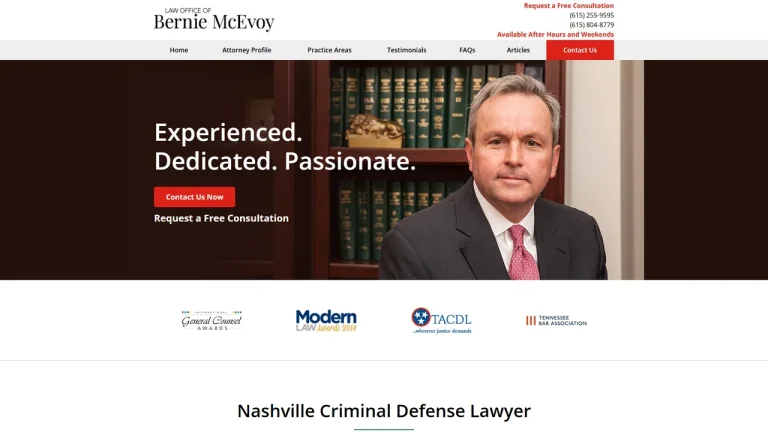 Law Office of Bernie McEvoy - Nashville, TN - Attorney in Nashville
