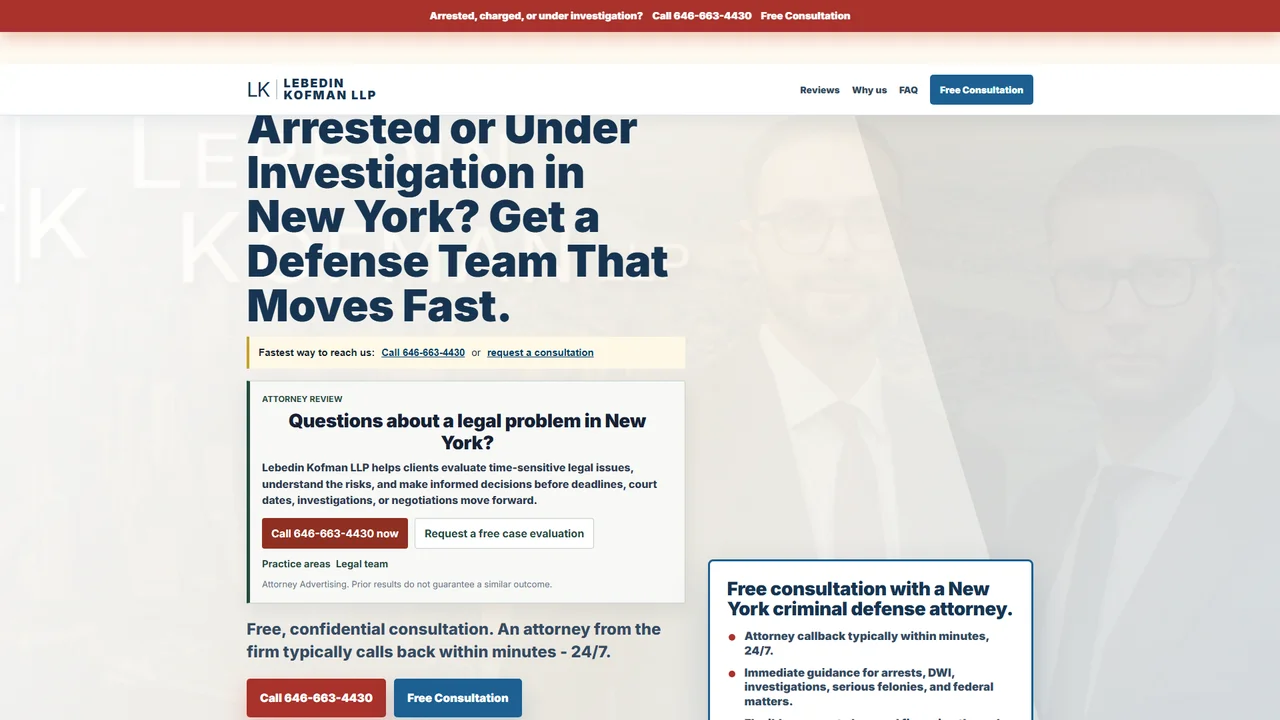 Lebedin Kofman LLP - NYC, New York office in New York City, New York