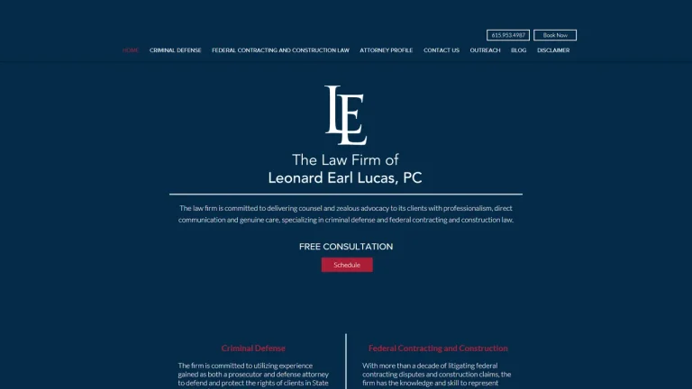 The Law Firm of Leonard Earl Lucas, PC - Nashville, TN - Attorney in Nashville