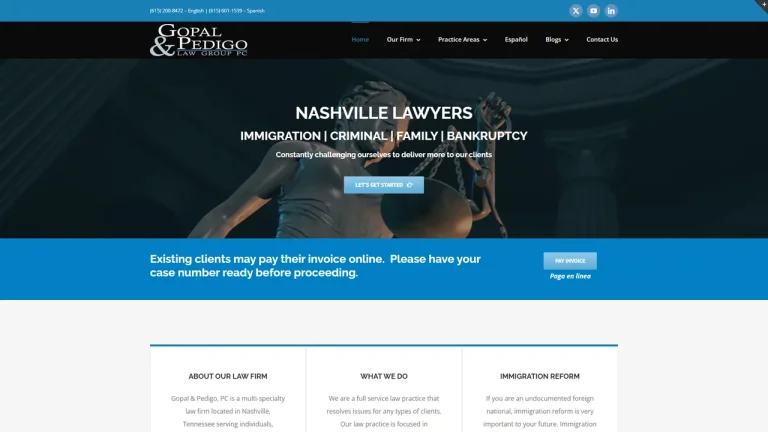 Gopal & Pedigo, P.C. - Nashville, TN - Attorney in Nashville