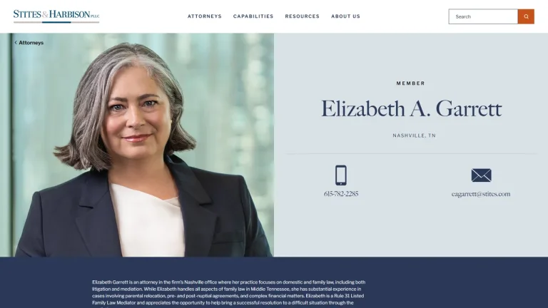 Elizabeth A. Garrett, Attorney - Nashville, TN - Attorney in Nashville