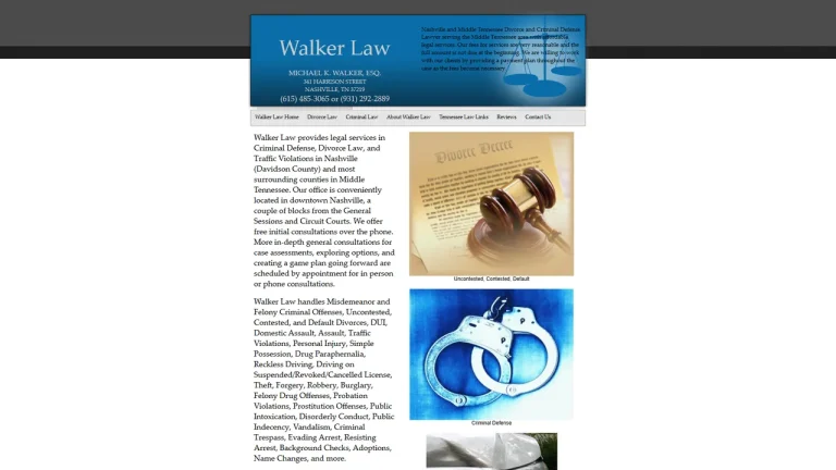 Michael K. Walker, Attorney at Law - Nashville, TN - Attorney in Nashville