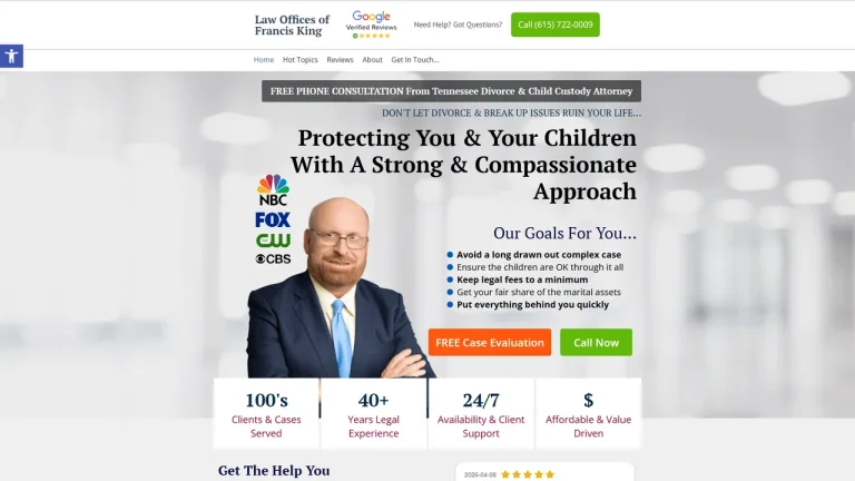 Law Offices of Francis King - Nashville, TN - Attorney in Nashville