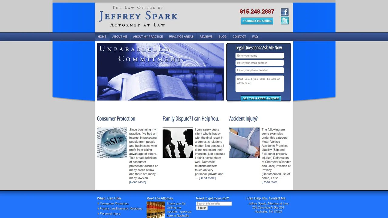Jeffrey Spark, Attorney at Law - Nashville, TN office in Nashville, Tennessee