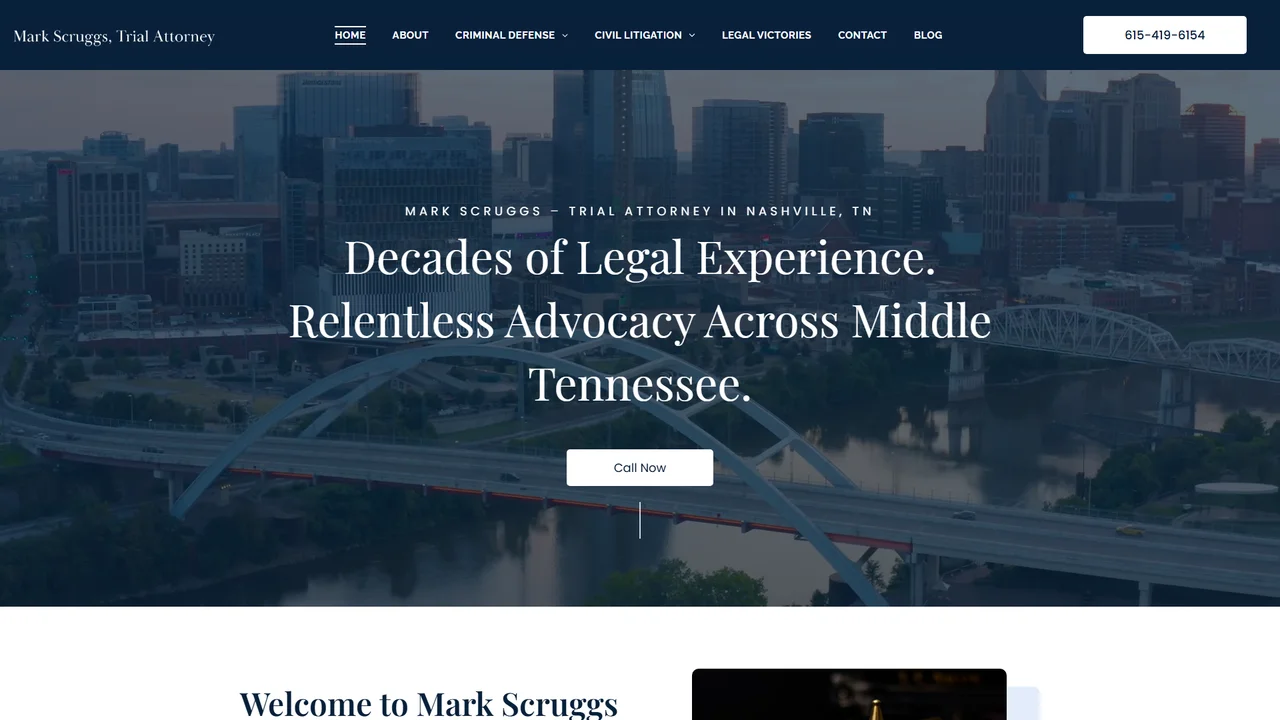 Mark Scruggs, Trial Attorney - Nashville, TN office in Nashville, Tennessee