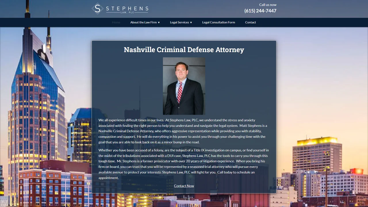Stephens Law, PLC - Nashville, TN office in Nashville, Tennessee