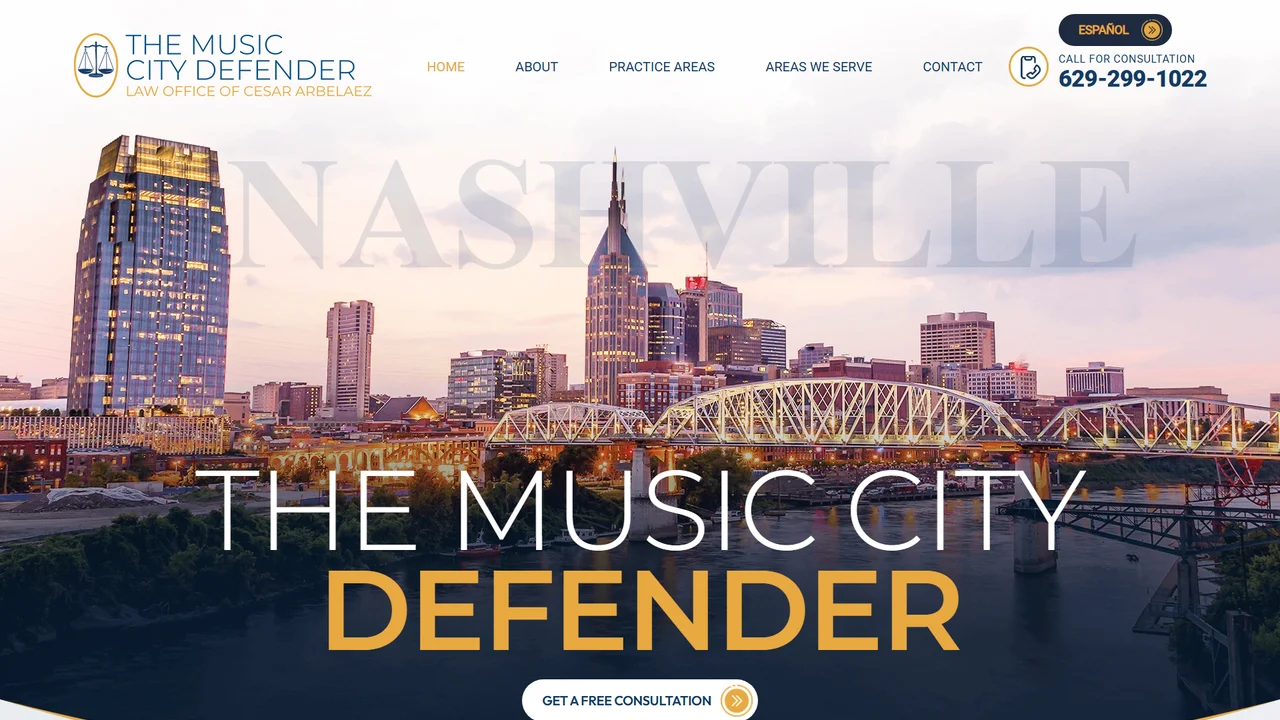 The Music City Defender Law Office of Cesar Arbelaez - Nashville, TN office in Nashville, Tennessee