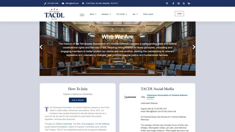 TACDL - Nashville, TN - Attorney in Nashville